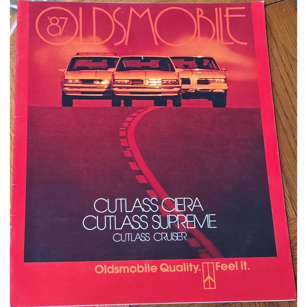 1987 Oldsmobile Cutlass Ciera Supreme Cruiser Sales Brochure Vintage GM Catalog
